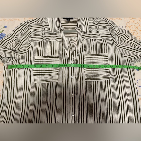 Vertical stripe button down from Fortune & Ivy - Picture 8 of 14